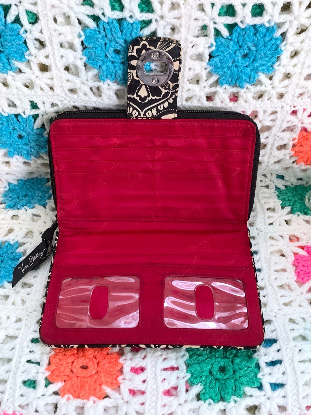 Vera Bradley Barcelona Turn Lock Wallet - Picture 5 of 8